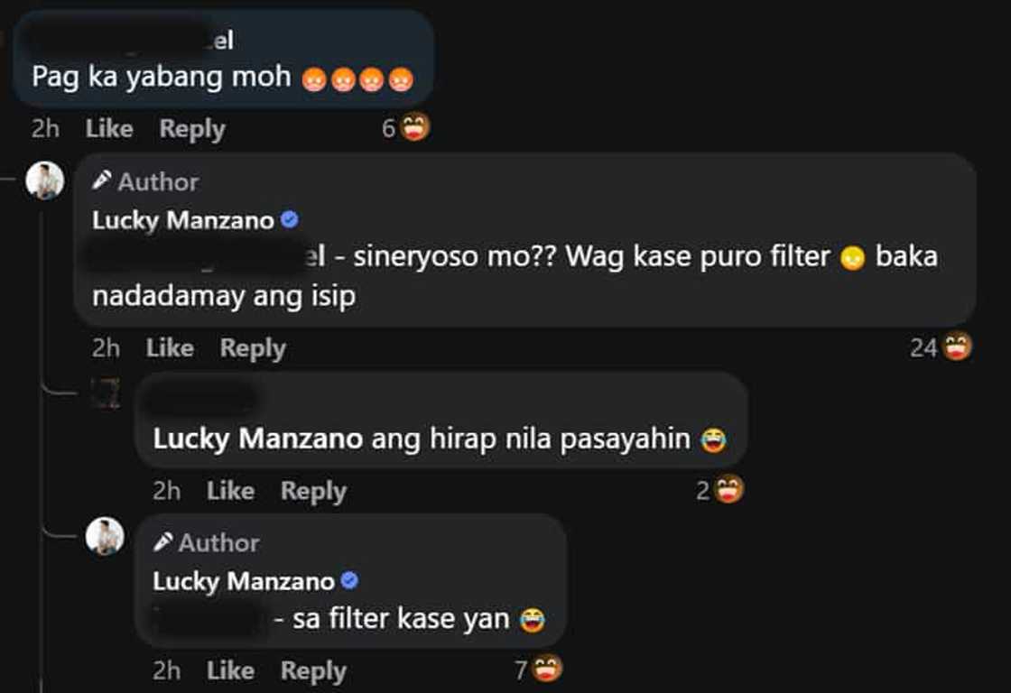 Luis Manzano, niresbakan netizen na binash siya dahil sa biro: “Sineryoso mo? Wag kasi puro filter!”