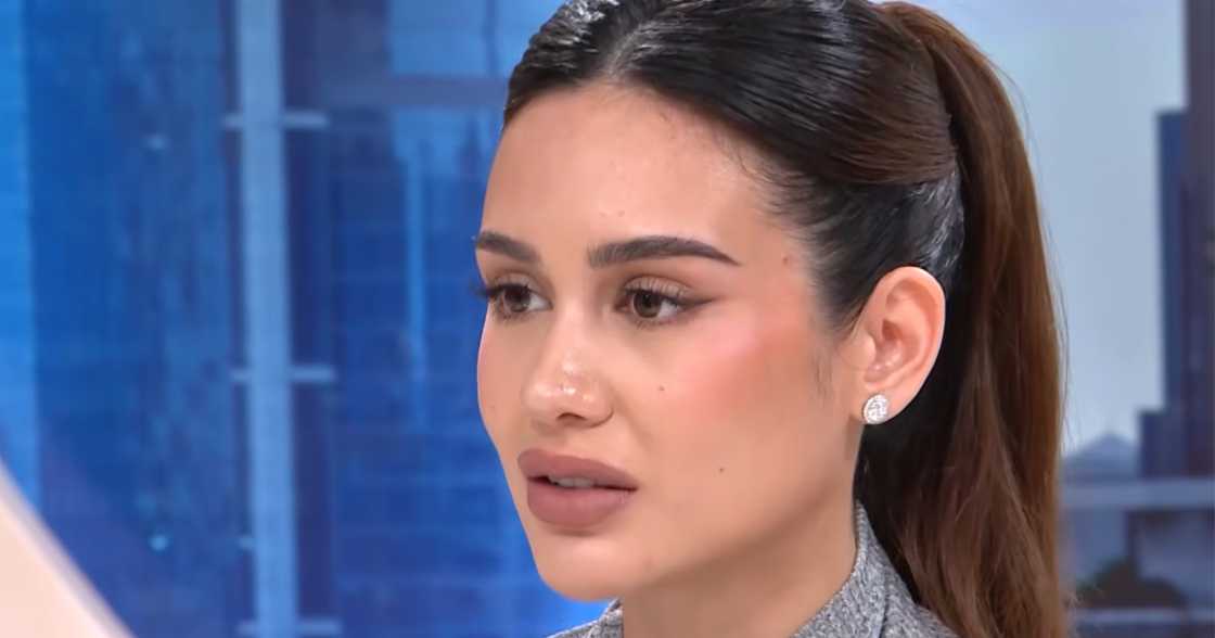 Celeste Cortesi, nag-open up sa pregnancy journey niya, aminadong nagkaroon ng insecurities (Screenshot from Fast Talk with Boy Abunda via GMA Network)