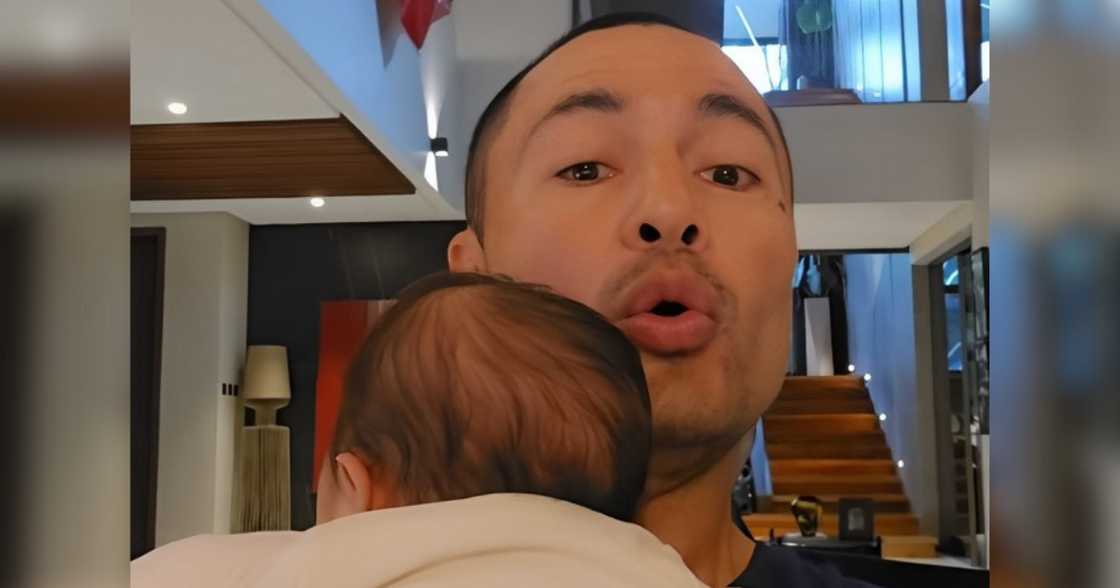 Derek Ramsay, ibinida ang kwelang lullaby niya para kay Baby Liana