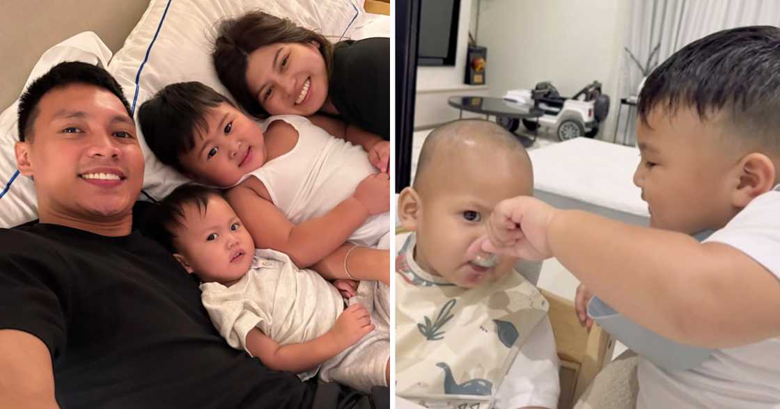 Scottie Thompson shares adorable video of Aster feeding Austin Scottie Thompson shares adorable video of Aster feeding Austin