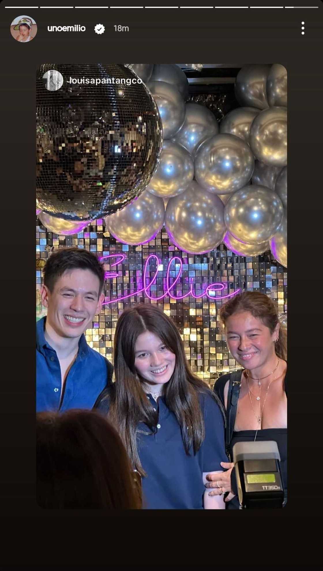 Jake Ejercito, ni-repost ang pic kasama si Andi Eigenmann at ang anak nilang si Ellie