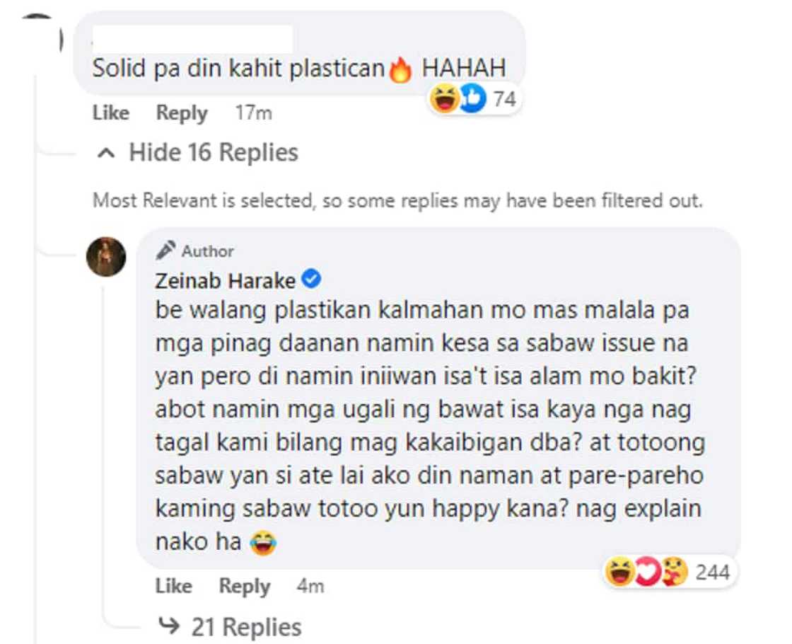 Zeinab Harake on Facebook Zeinab Harake on Facebook