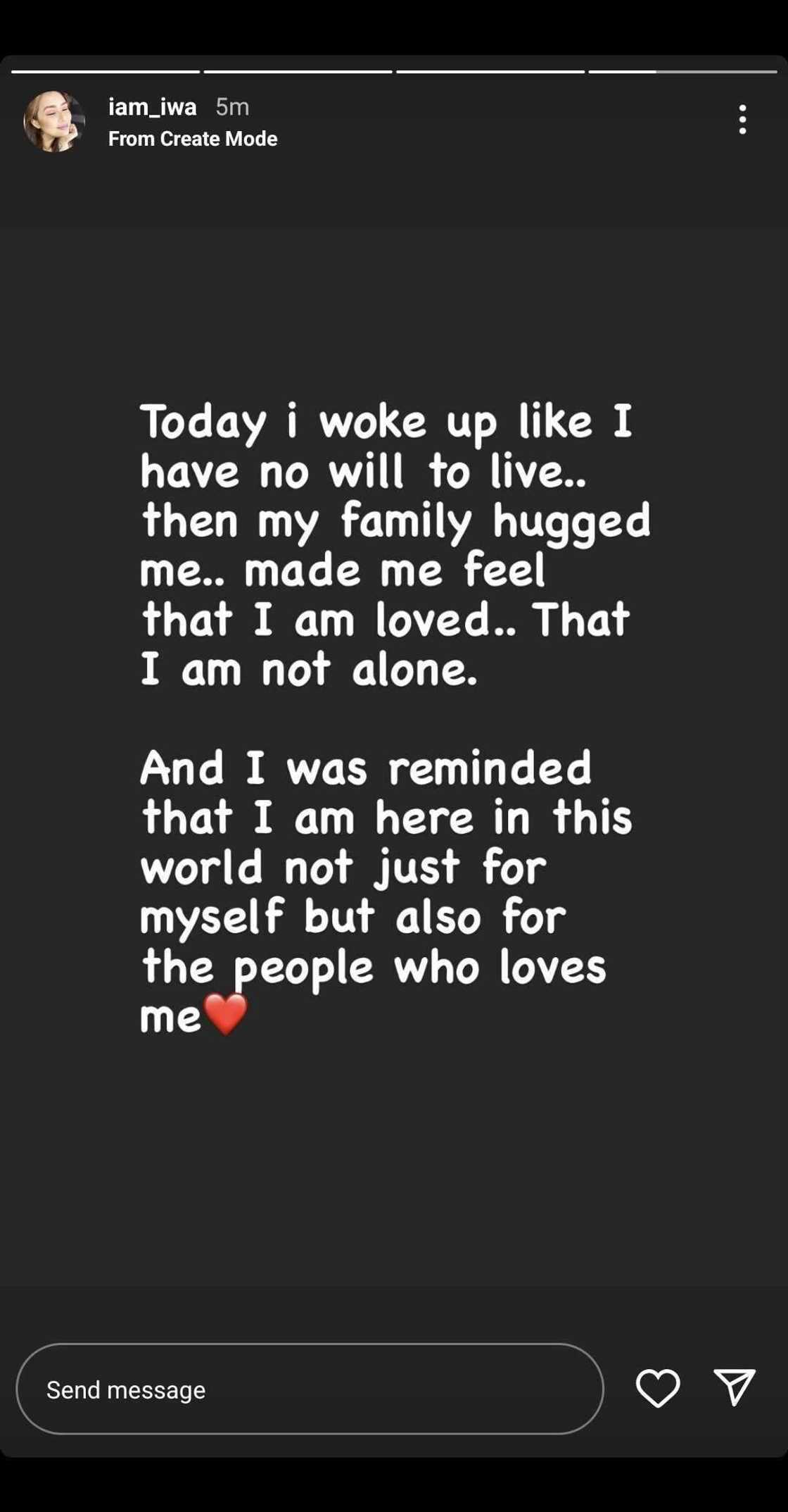 Iwa Moto pens emotional letter about her family being her support system Iwa Moto pens emotional letter about her family being her support system