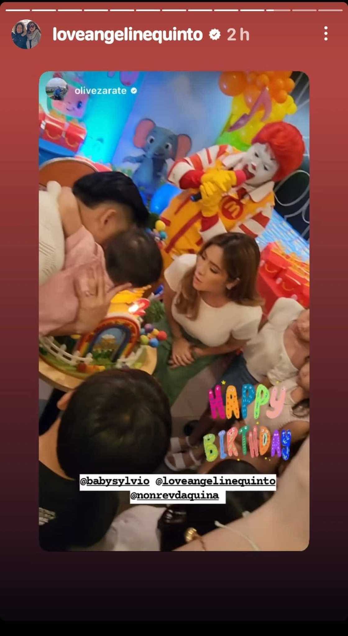 Angeline Quinto, Nonrev Daquina throw fun birthday party for son Sylvio