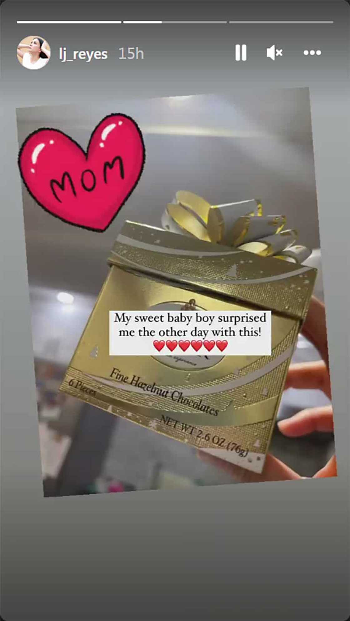 LJ Reyes, shinare ang pic ng sweet “surprise” ng kanyang anak: “My sweet baby boy surprised me with this” LJ Reyes, shinare ang pic ng sweet “surprise” ng kanyang anak: “My sweet baby boy surprised me with this”