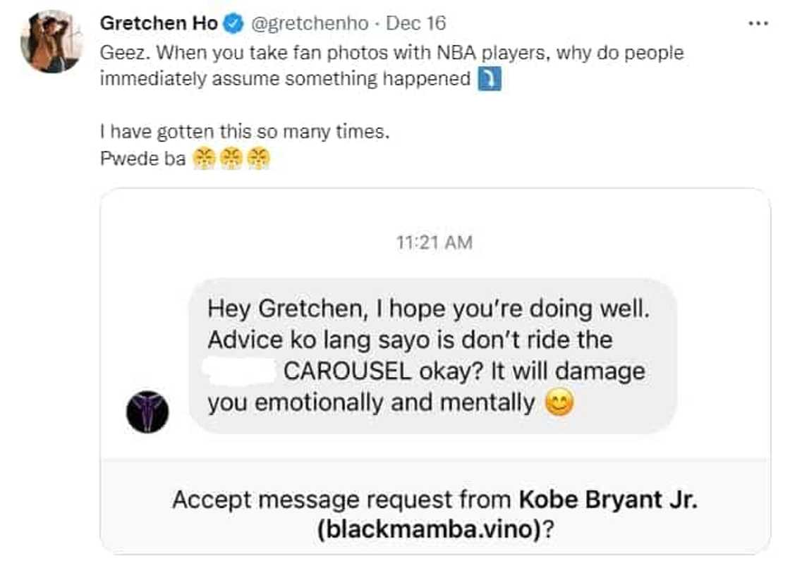 Gretchen Ho, umalma sa malisyosong reaksyon sa photo niya kasama si Stephen Curry Gretchen Ho, umalma sa malisyosong reaksyon sa photo niya kasama si Stephen Curry