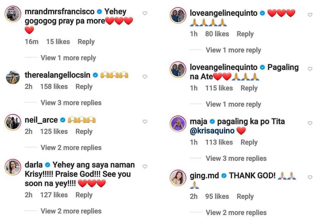 Celebs, ikinatuwa ang bagong post ni Kris Aquino ukol sa kanyang kalusugan: “Yehey”