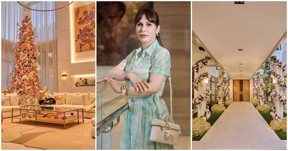 Jinkee Pacquiao, may pasilip sa bonggang Christmas setup nila sa bahay