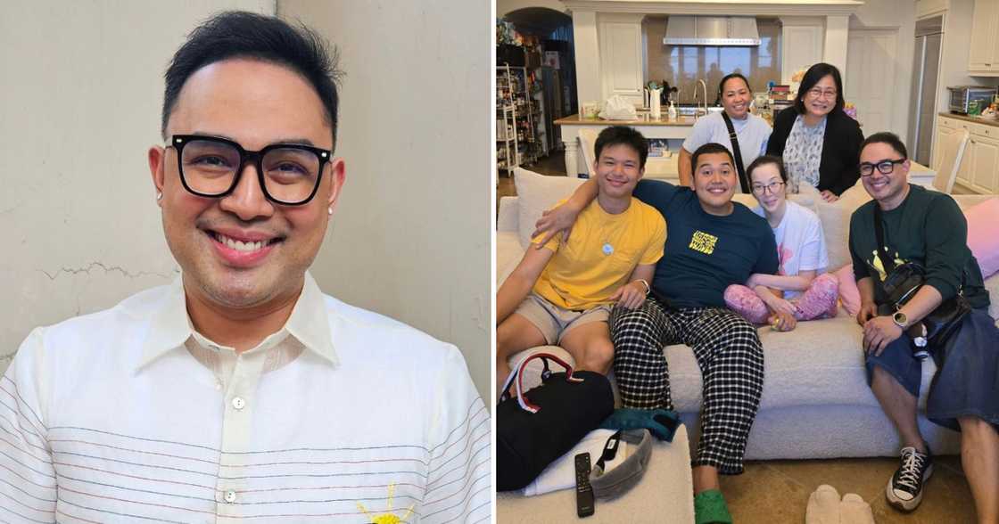 Jed Madela, binisita sina Kris Aquino at mga anak sa US