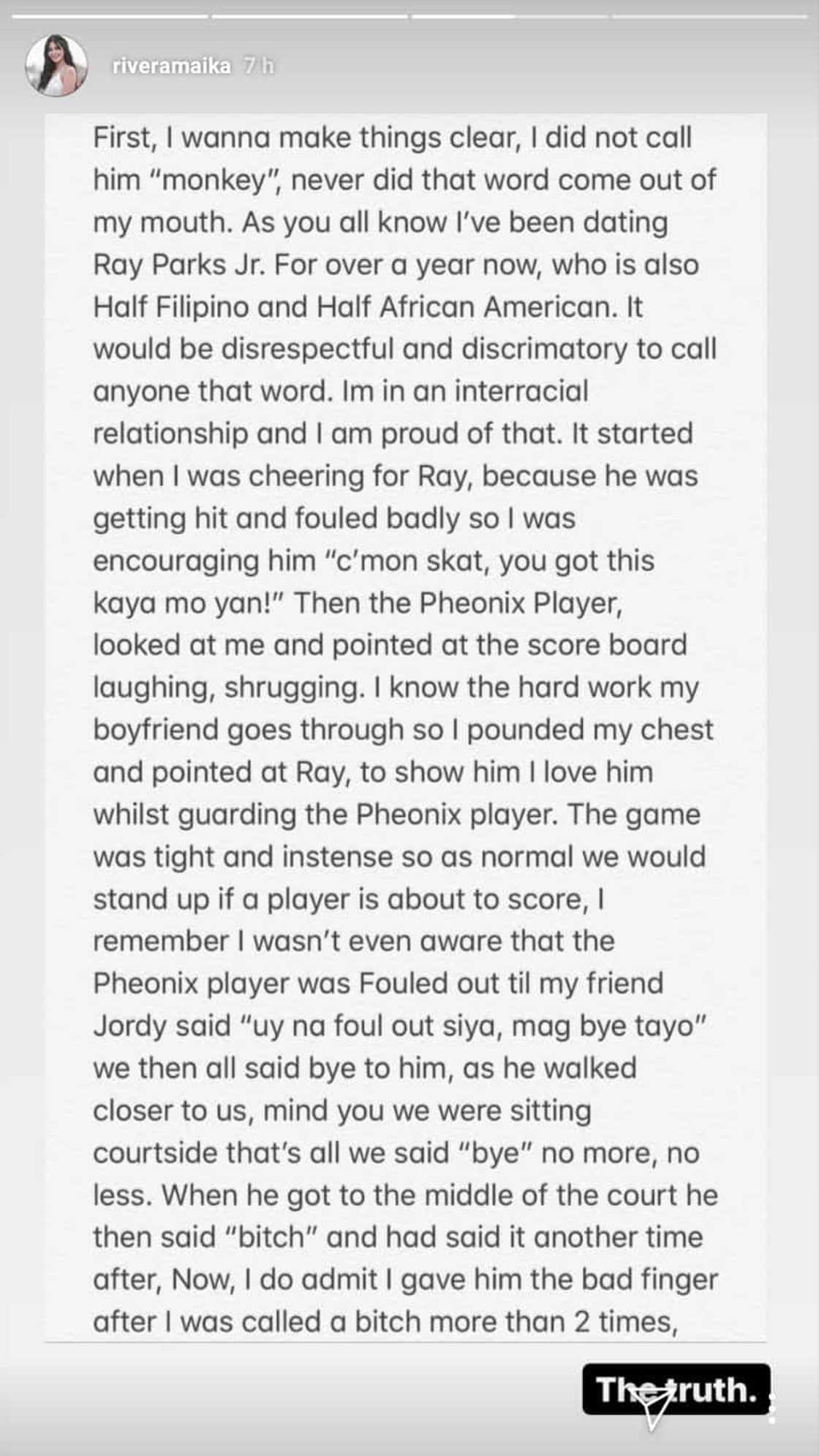 Maika Rivera strikes back, tells her side of the story on Calvin Abueva controversy Maika Rivera strikes back, tells her side of the story on Calvin Abueva controversy