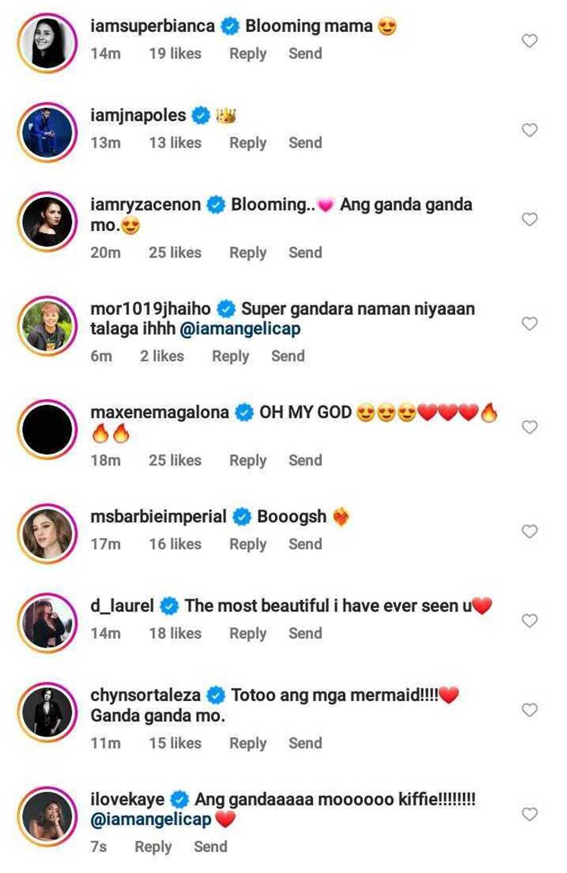 Angelica Panganiban shares lovely pics from her maternity shoot; celebrities react Angelica Panganiban shares lovely pics from her maternity shoot; celebrities react