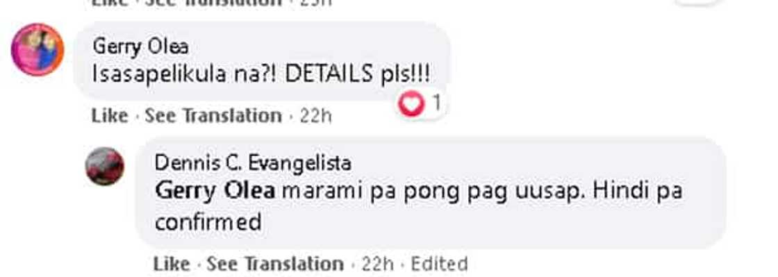 Line producer Dennis Evangelista posts photo with Sharon Dacera Line producer Dennis Evangelista posts photo with Sharon Dacera