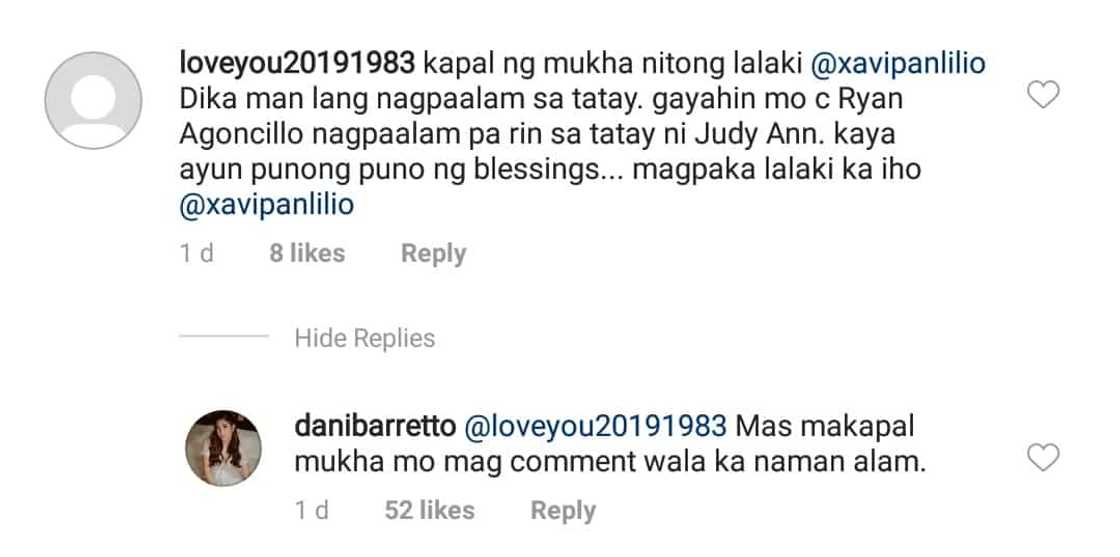 Dani Barretto fires back on accusation that her husband disrespected Kier Legaspi Dani Barretto fires back on accusation that her husband disrespected Kier Legaspi