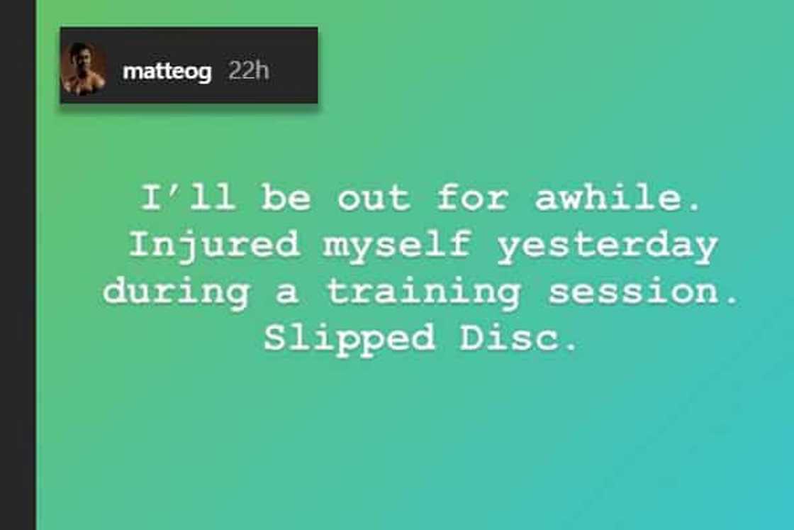 Matteo Guidicelli figures in an accident causing slipped disc Matteo Guidicelli figures in an accident causing slipped disc