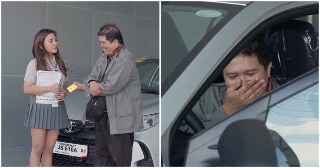 Viy Cortez, binigyan ng brand new car ang isang delivery rider Viy Cortez, binigyan ng brand new car ang isang delivery rider
