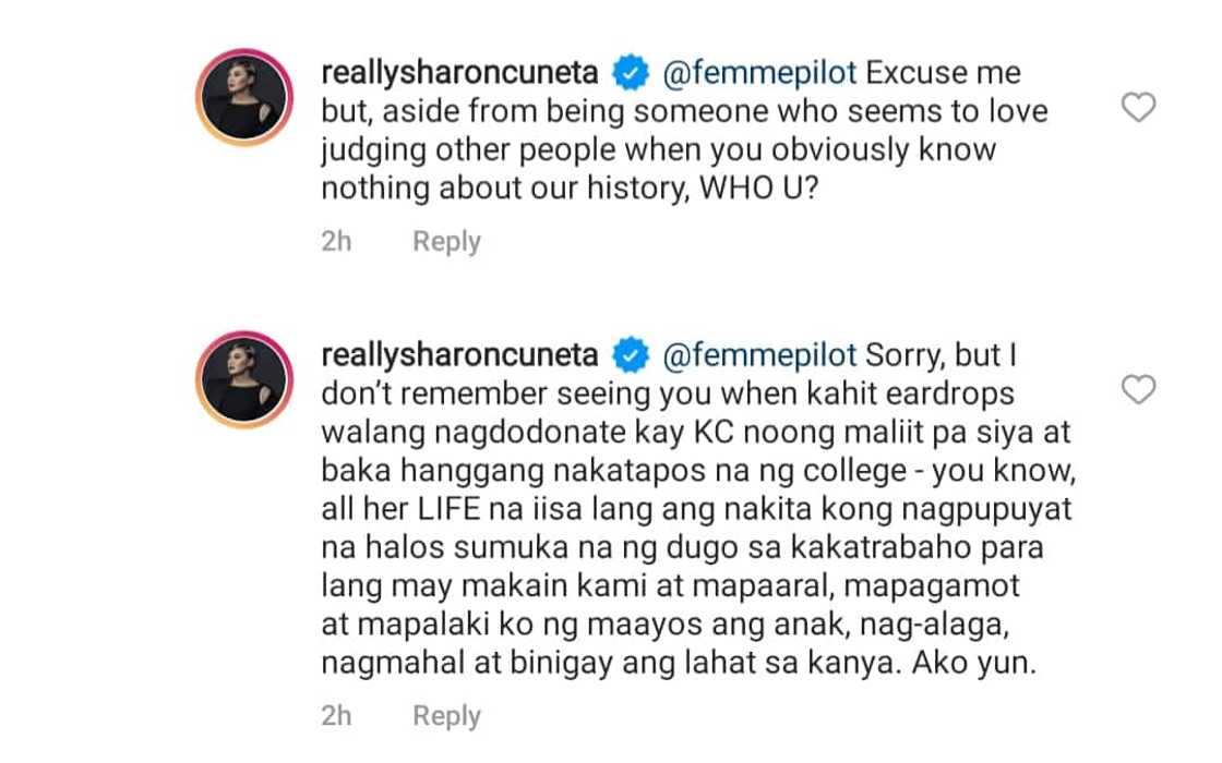 Sharon Cuneta, inalmahan ang netizen sa komento nito sa kanyang pagsorpresa sa anak Sharon Cuneta, inalmahan ang netizen sa komento nito sa kanyang pagsorpresa sa anak