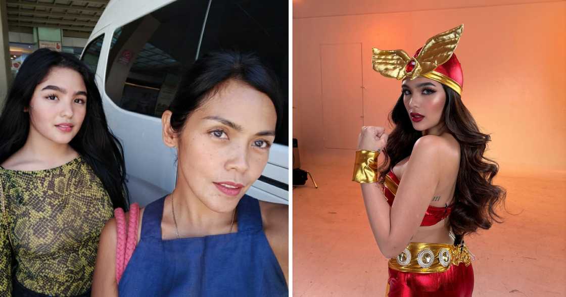 Ina ni Andrea Brillantes, nag-react sa pagsuot ng aktres ng Darna costume