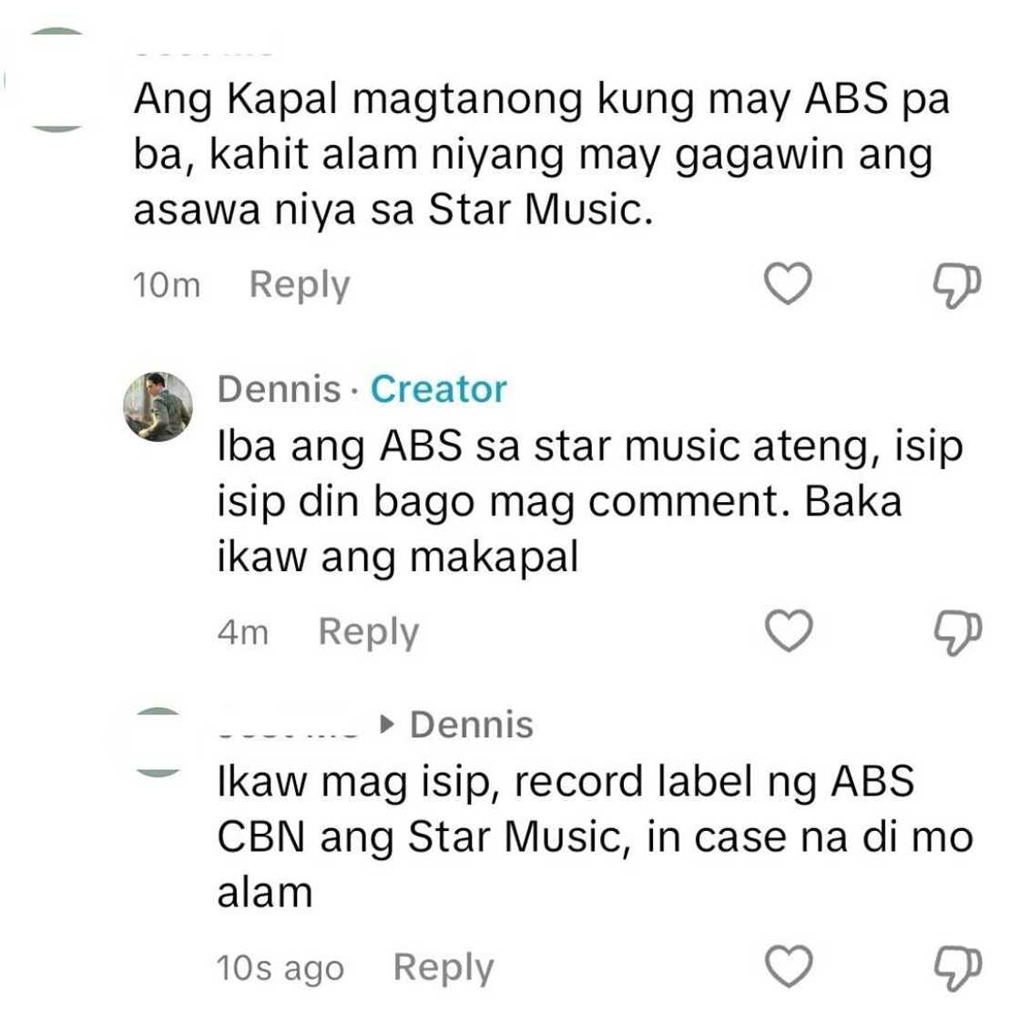 Dennis Trillo’s TikTok comments on ABS-CBN; management addresses issue Dennis Trillo’s TikTok comments on ABS-CBN; management addresses issue