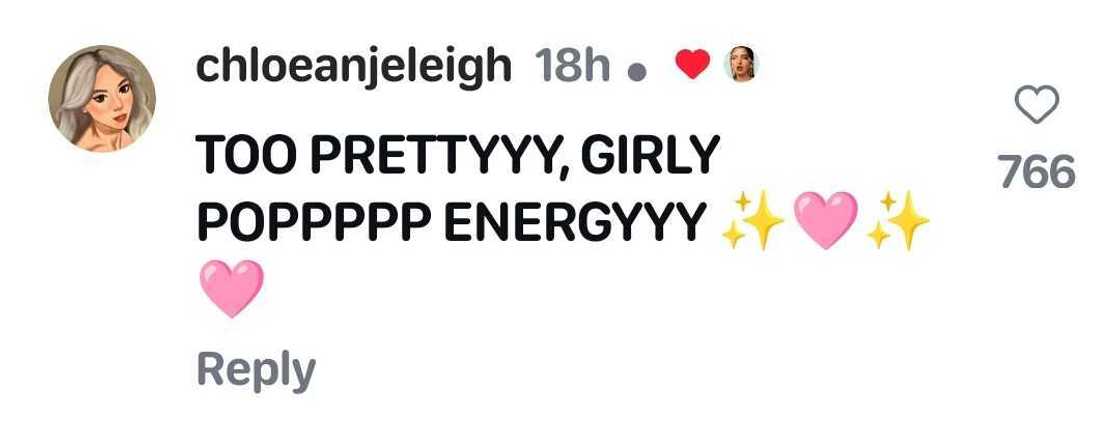 Chloe San Jose, napa-comment sa bagong post ni Andrea Brillantes Chloe San Jose, napa-comment sa bagong post ni Andrea Brillantes