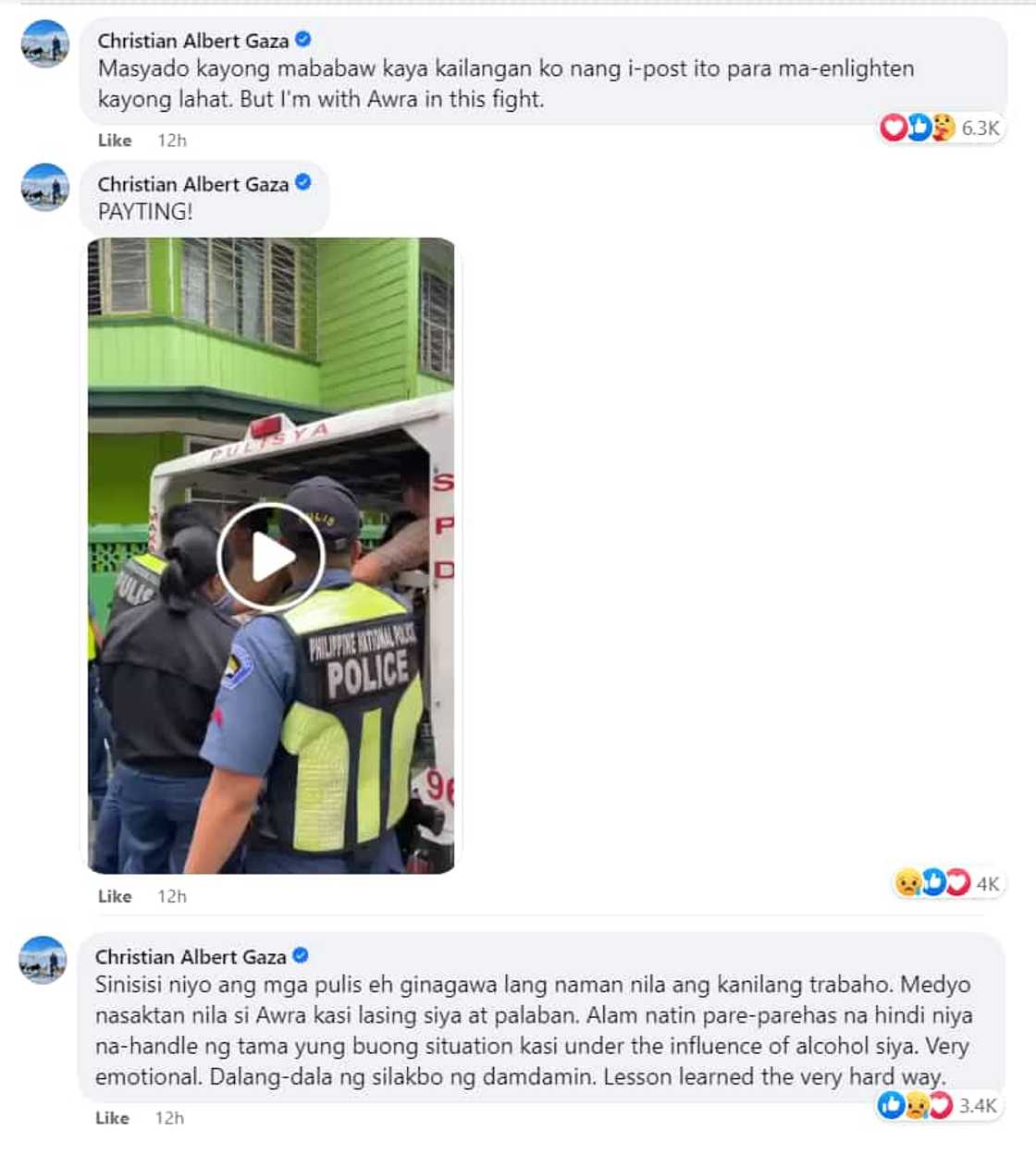 Xian Gaza sa sitwasyon ni Awra Briguela: “nabutasan ng batas” Xian Gaza sa sitwasyon ni Awra Briguela: “nabutasan ng batas”