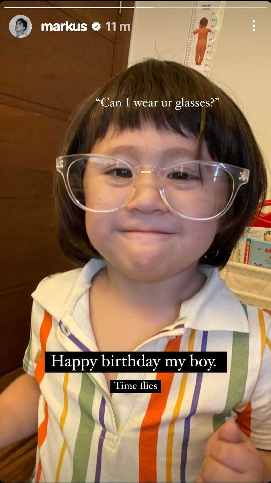 Markus Paterson posts adorable birthday greeting for son Jude Markus Paterson posts adorable birthday greeting for son Jude