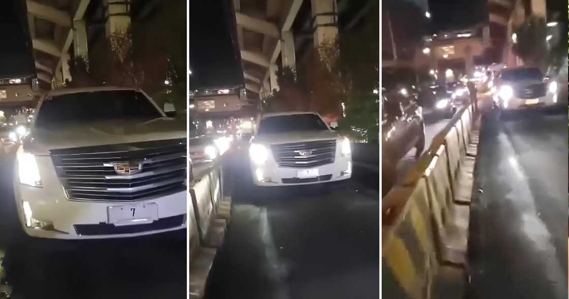 LTO, natukoy na umano kung sino ang nagmamay-ari ng puting SUV sa bus lane