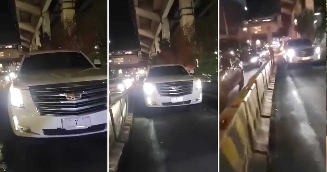 Video ng SUV na may plate number 7 na sinita ng female enforcer nang pumasok sa bus lane, viral Video ng SUV na may plate number 7 na sinita ng female enforcer nang pumasok sa bus lane, viral