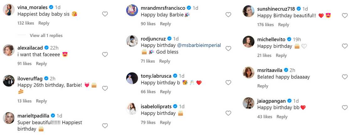 Ruffa Gutierrez, binati si Barbie Imperial na ipinagdiwang ang 26th birthday niya Ruffa Gutierrez, binati si Barbie Imperial na ipinagdiwang ang 26th birthday niya