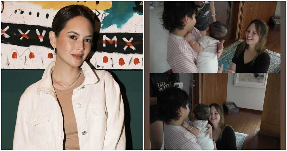 Ellen Adarna happily shares new snaps of Elias Modesto with Baby Liana