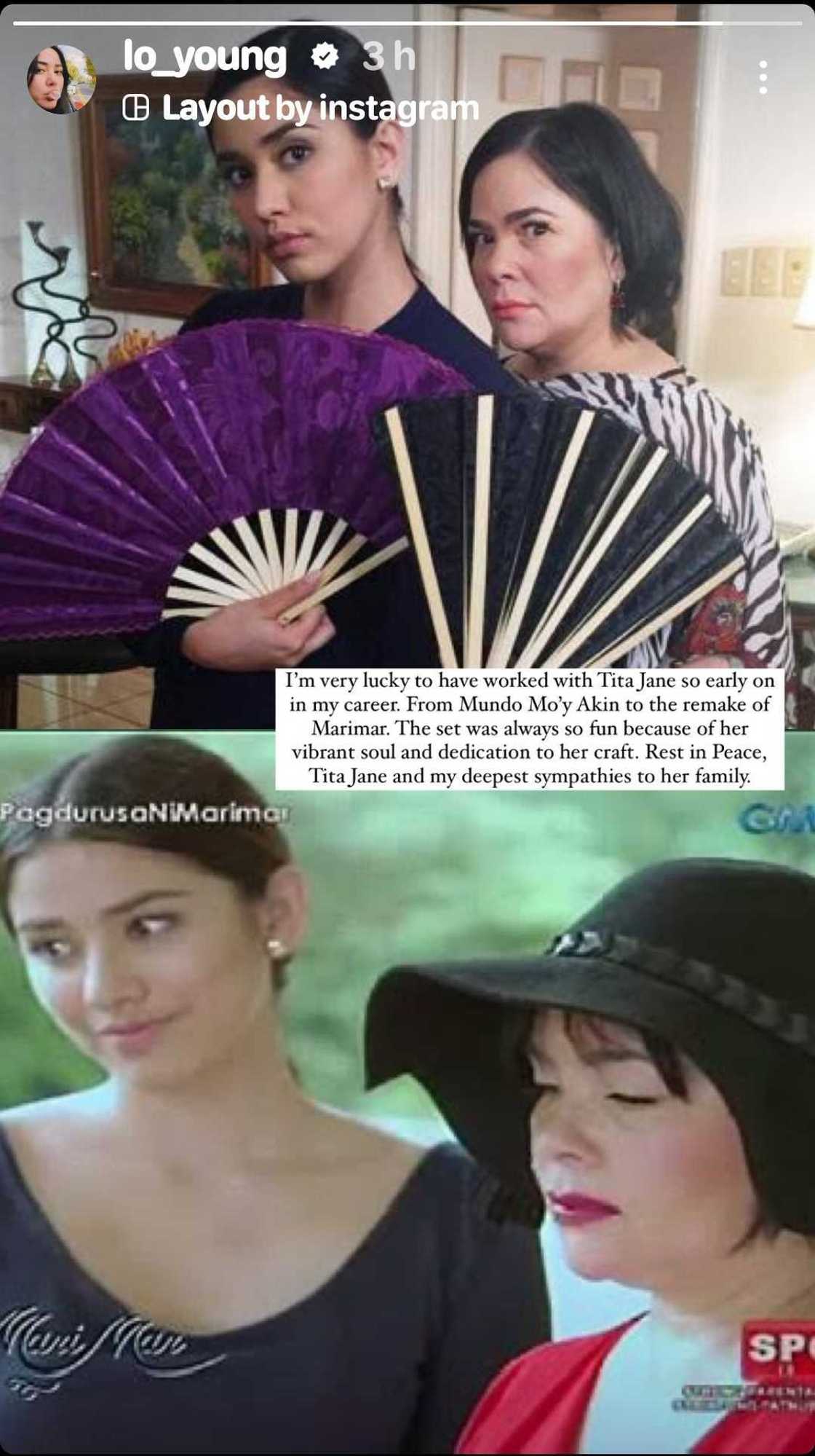 Lauren Young, may madamdaming tribute kay Jaclyn Jose: “Rest in peace, Tita Jane” Lauren Young, may madamdaming tribute kay Jaclyn Jose: “Rest in peace, Tita Jane”
