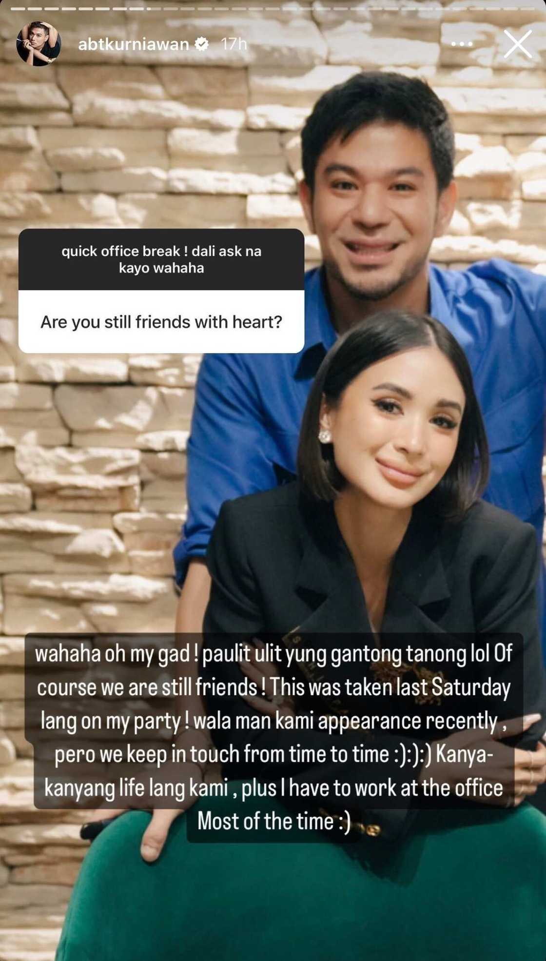 Dating makeup artist ni Heart Evangelista, nagsalita na: "She has a good heart"