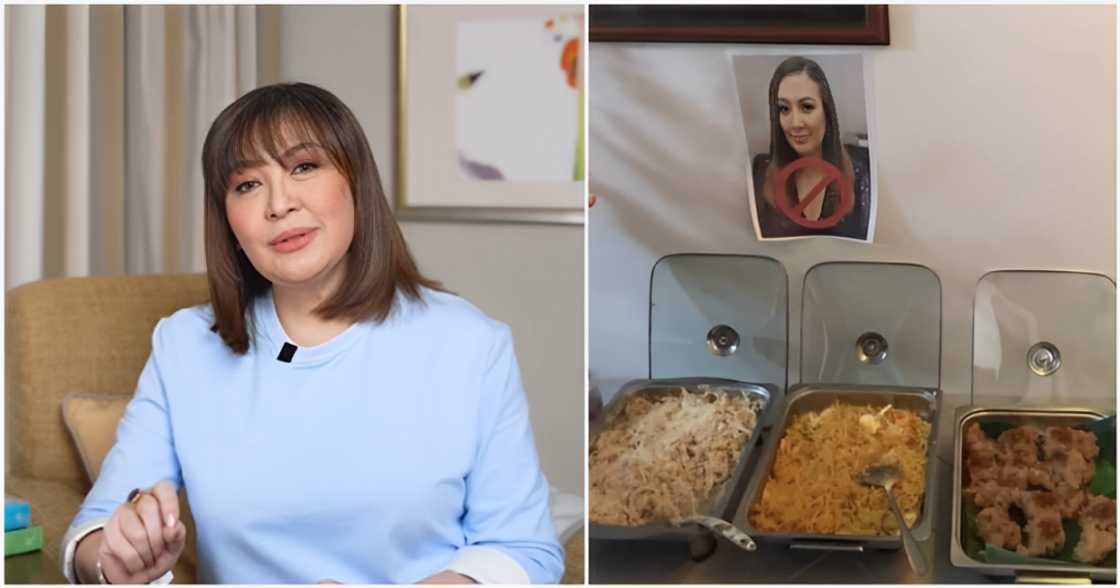 Sharon Cuneta, nag-react sa paglagay ng picture niya sa handaan