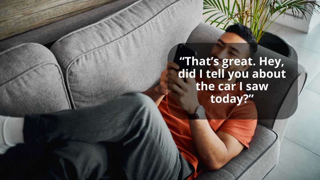 A man talking while using his phone A man talking while using his phone