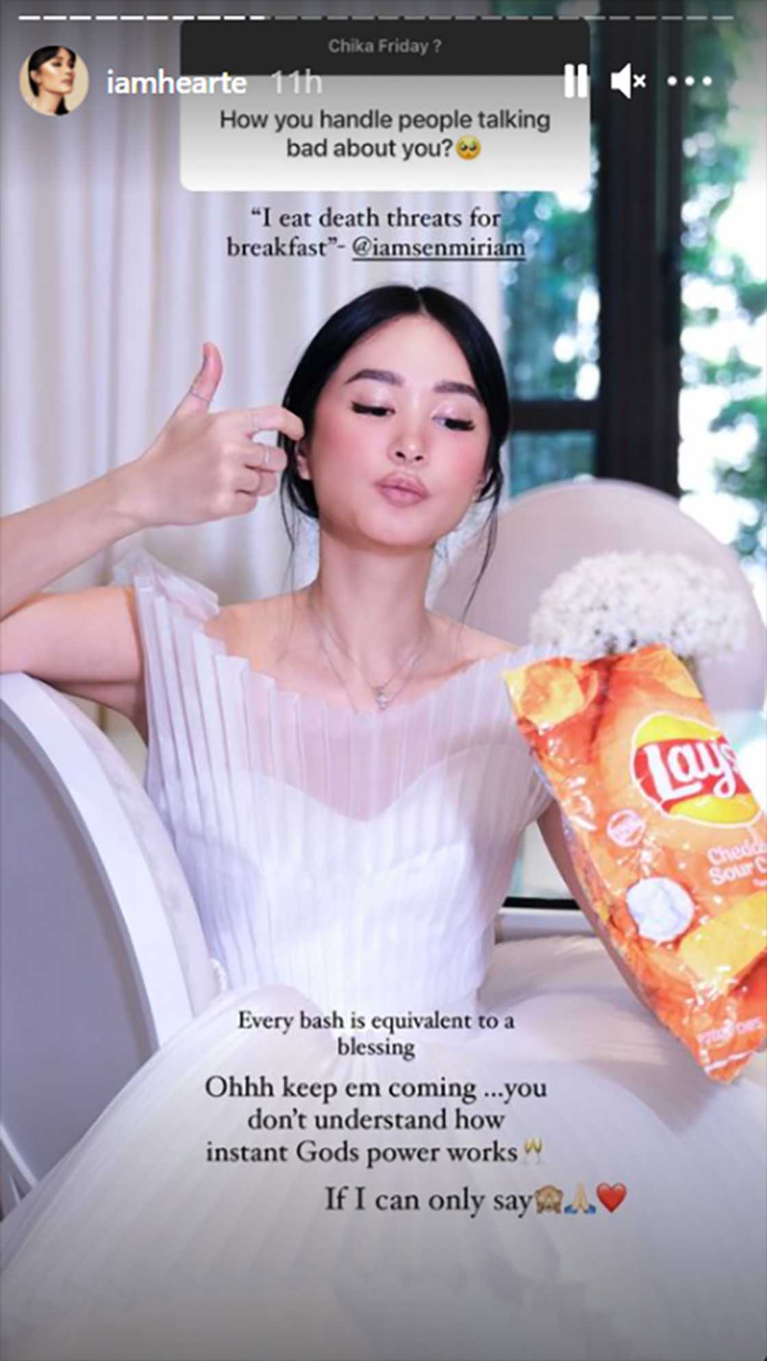 Heart Evangelista's message to bashers: "keep 'em coming" Heart Evangelista's message to bashers: "keep 'em coming"