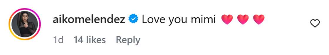 Aiko Melendez receives affectionate birthday message from daughter Marthena Aiko Melendez receives affectionate birthday message from daughter Marthena