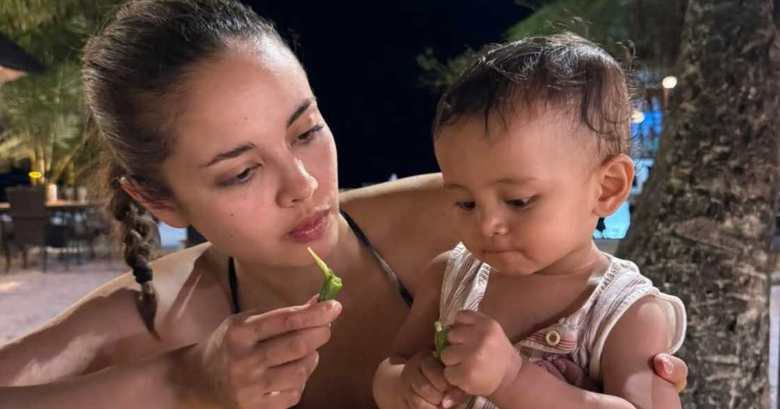 Megan Young, ikinuwento ang cute eating progress ni Baby Leon sa bakasyon sa Boracay
