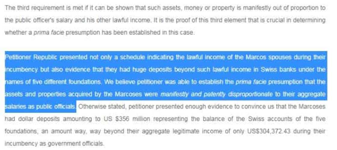 Fact check: No court ruled that Marcos should give back his alleged ‘ill-gotten wealth’ Fact check: No court ruled that Marcos should give back his alleged ‘ill-gotten wealth’
