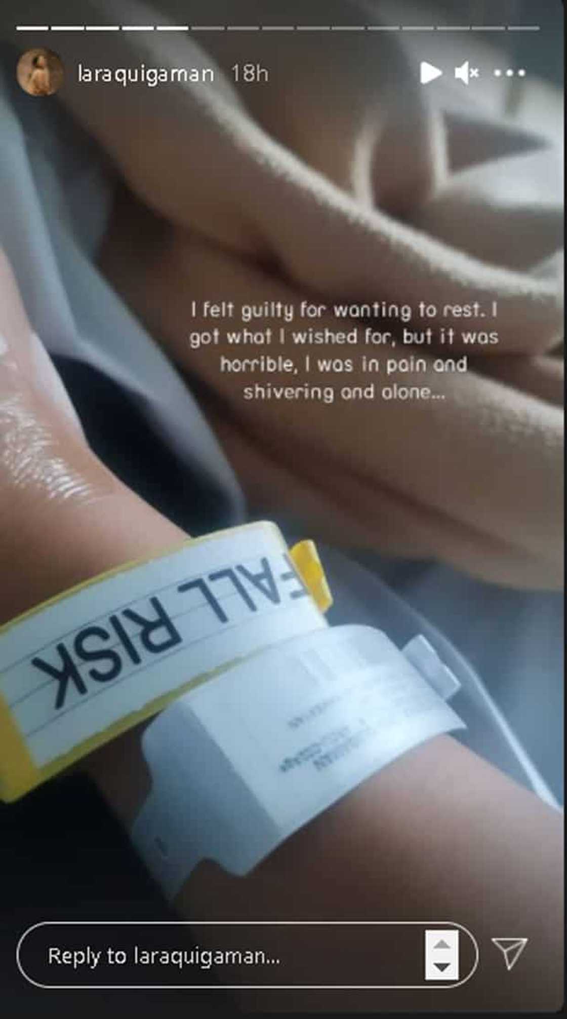 Lara Quigaman, isinugod sa ospital dahil sa impeksyon sa bato Lara Quigaman, isinugod sa ospital dahil sa impeksyon sa bato