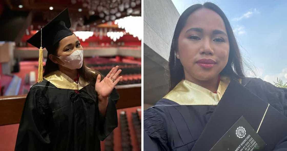 Hidilyn Diaz gets emotional as she graduates from college: “Inabot din ng 16 years” Hidilyn Diaz gets emotional as she graduates from college: “Inabot din ng 16 years”