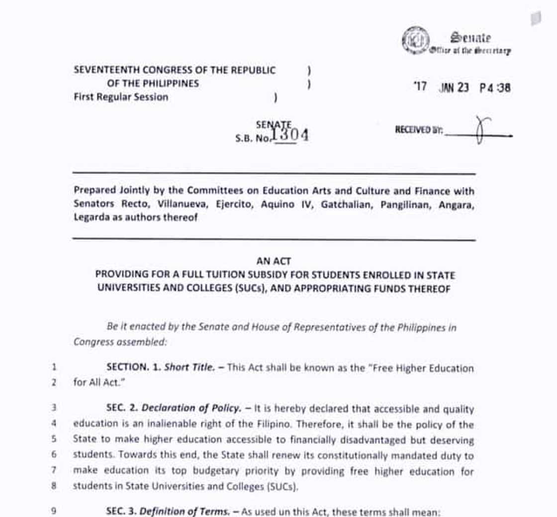 Fact check: Did Bongbong Marcos write a bill on free education? Fact check: Did Bongbong Marcos write a bill on free education?