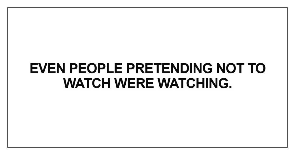 Even people pretending