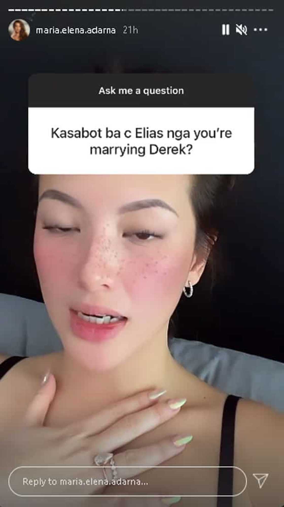 Ellen Adarna, ini-explain na kay Elias na pakakasalan niya si Derek: "Don't want him to feel betrayed" Ellen Adarna, ini-explain na kay Elias na pakakasalan niya si Derek: "Don't want him to feel betrayed"