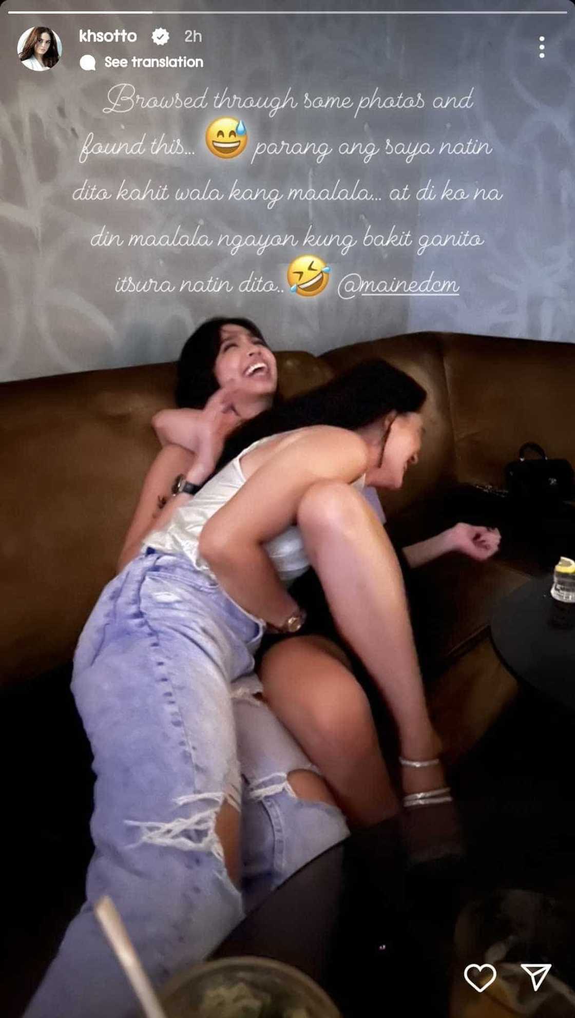 Kristine Hermosa, ipinakita ang kulitan nila ni Maine Mendoza sa viral post Kristine Hermosa, ipinakita ang kulitan nila ni Maine Mendoza sa viral post