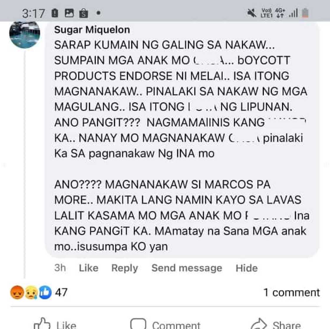 Melai Cantiveros, hinahanap ang basher na dinamay ang mga anak niya sa “pangha-harass”