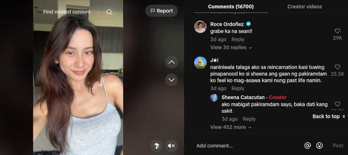 Sheena Catacutan ng BINI, viral ang sagot sa komento ng netizen sa post: “Baka dati kang sakit”