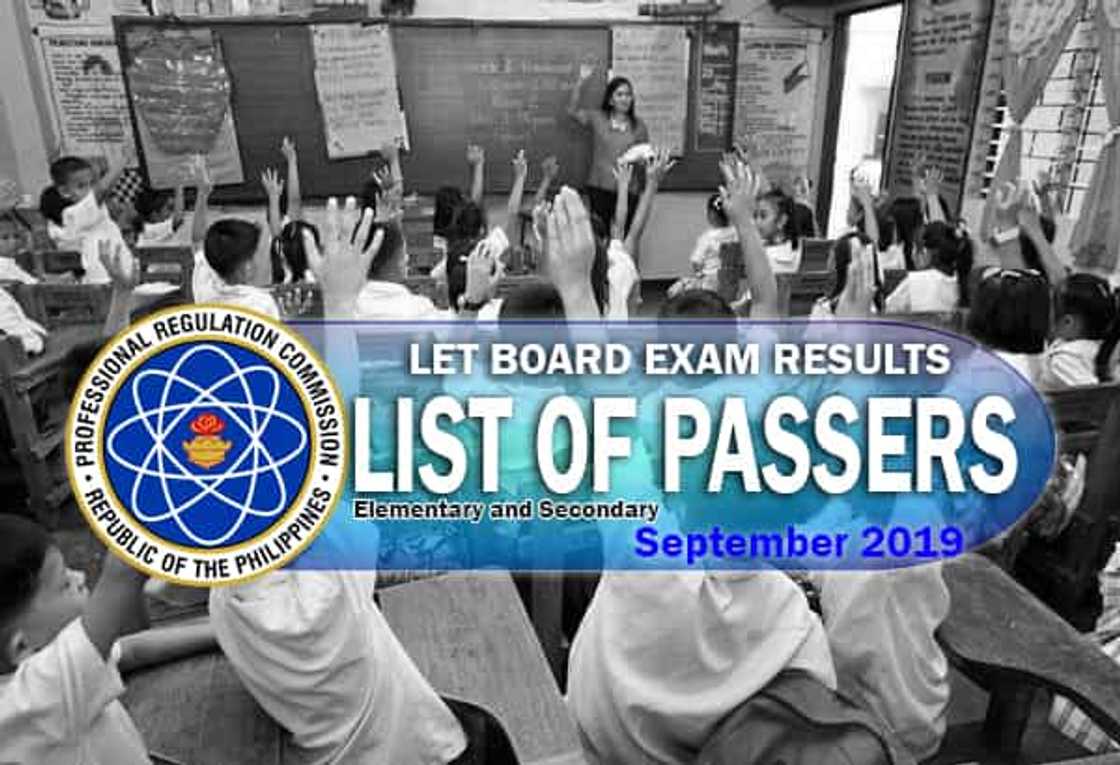Results are in: September 2019 Complete List of LET Passers