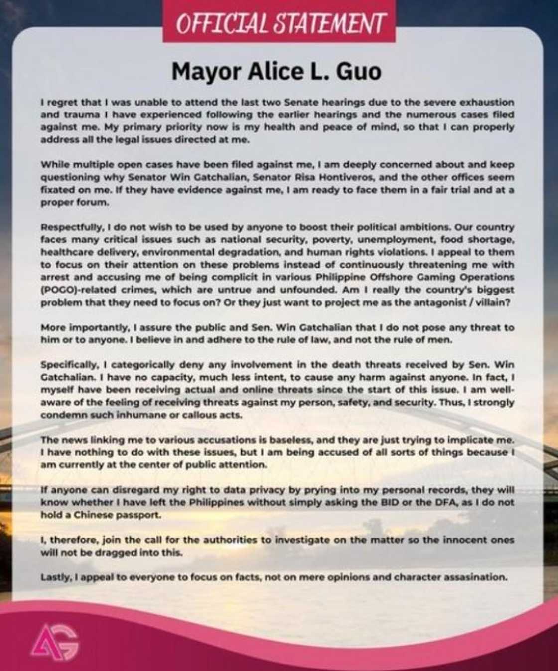 Alice Guo Alice Guo