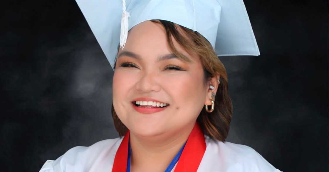 Actress Eunice Lagusad finishes high school at age 27 Actress Eunice Lagusad finishes high school at age 27