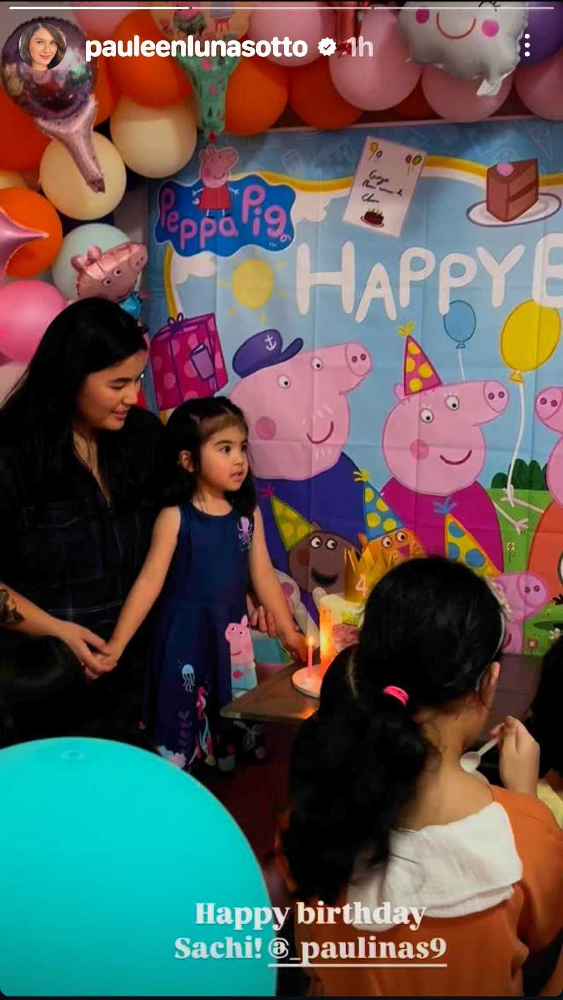 Pauleen Luna, ipinasilip ang birthday party ng anak ni Paulina Sotto na si Sachi