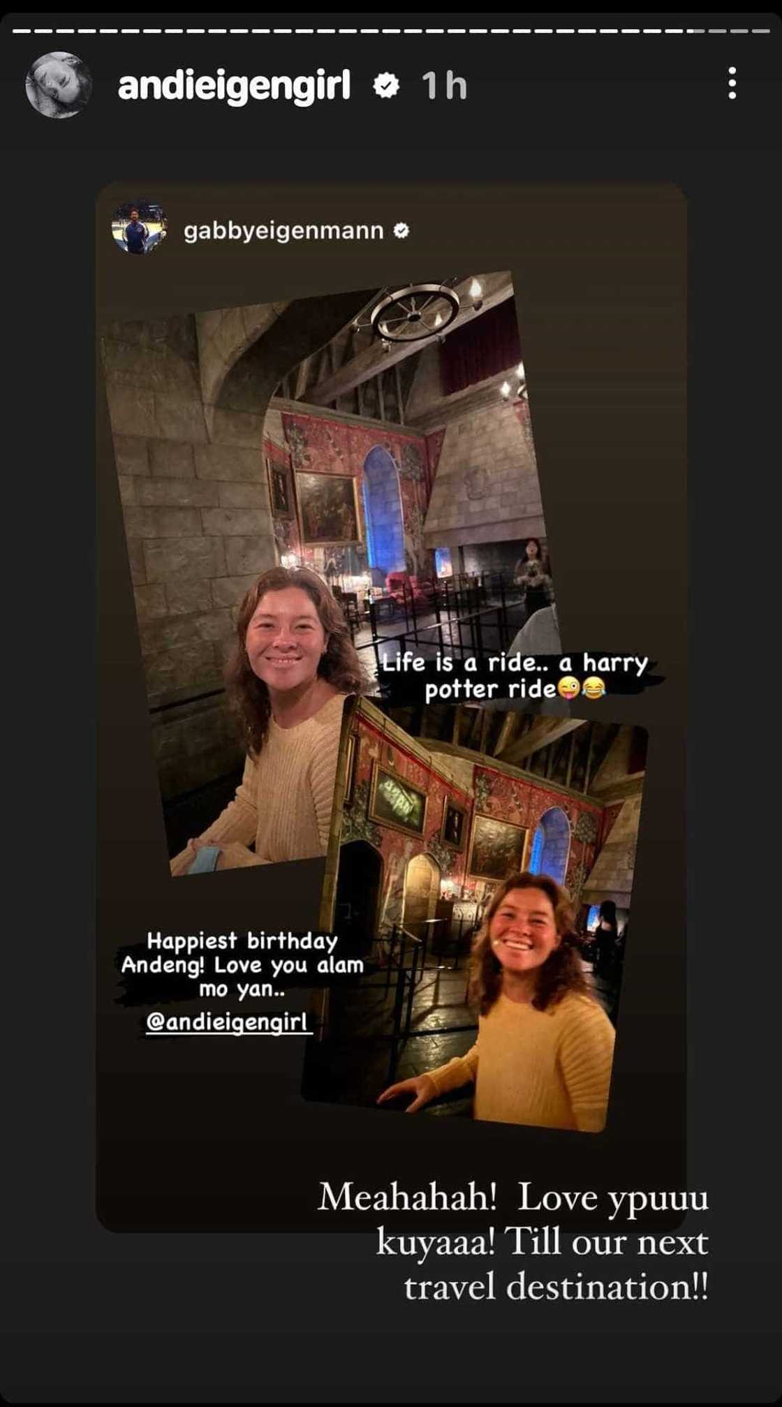 Gabby Eigenmann pens heartfelt birthday greeting for Andi Eigenmann; Andi sweetly replies Gabby Eigenmann pens heartfelt birthday greeting for Andi Eigenmann; Andi sweetly replies